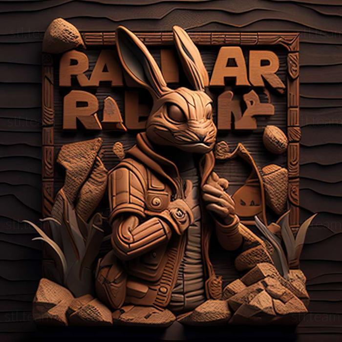 3D model Rap Rabbit game (STL)